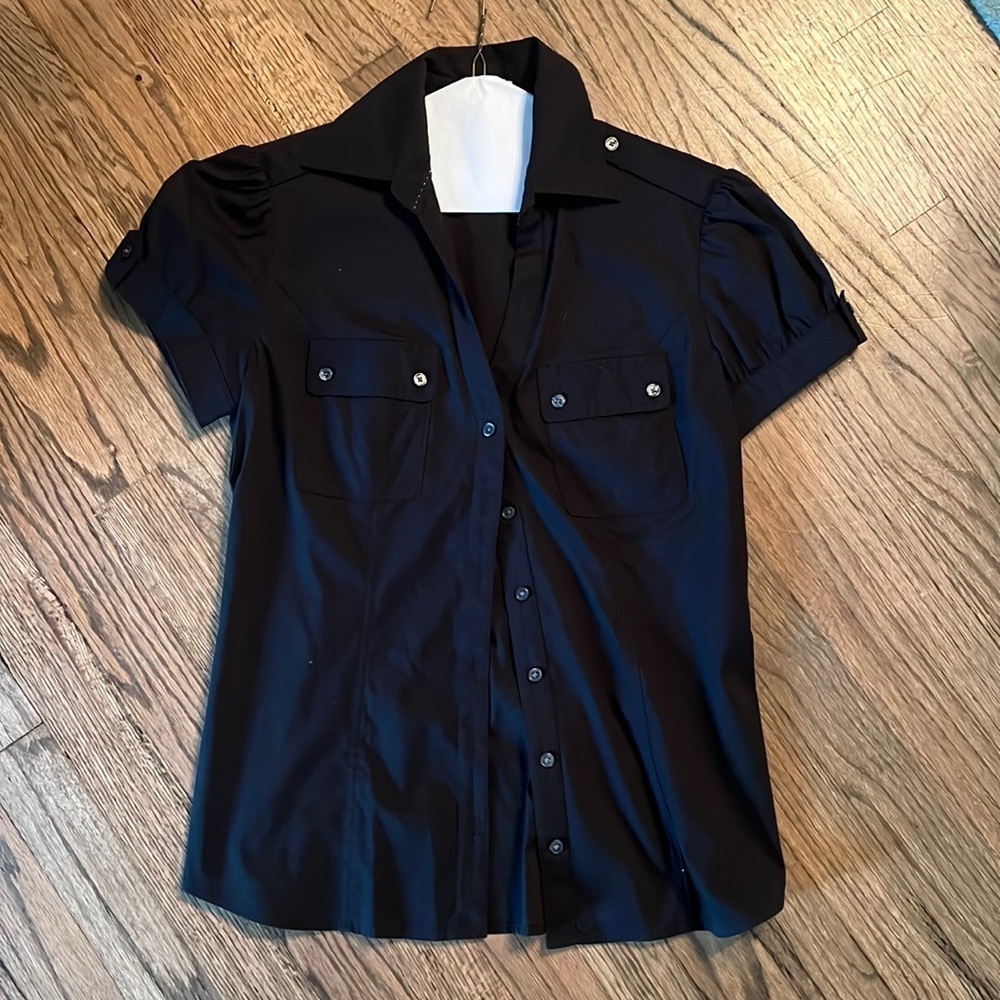 EXPRESS Button Down Top Size S